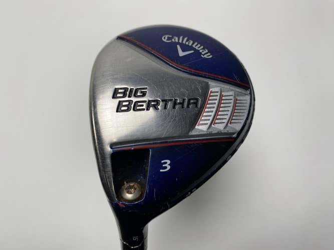 Callaway Big Bertha 2014 3 Fairway Wood 15* Fubuki z65x5ct 65g Regular LH