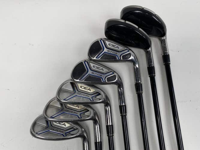Adams Idea A7 OS Iron Set 5HY-6HY 7-PW+SW Grafalloy Lite Flex Graphite RH