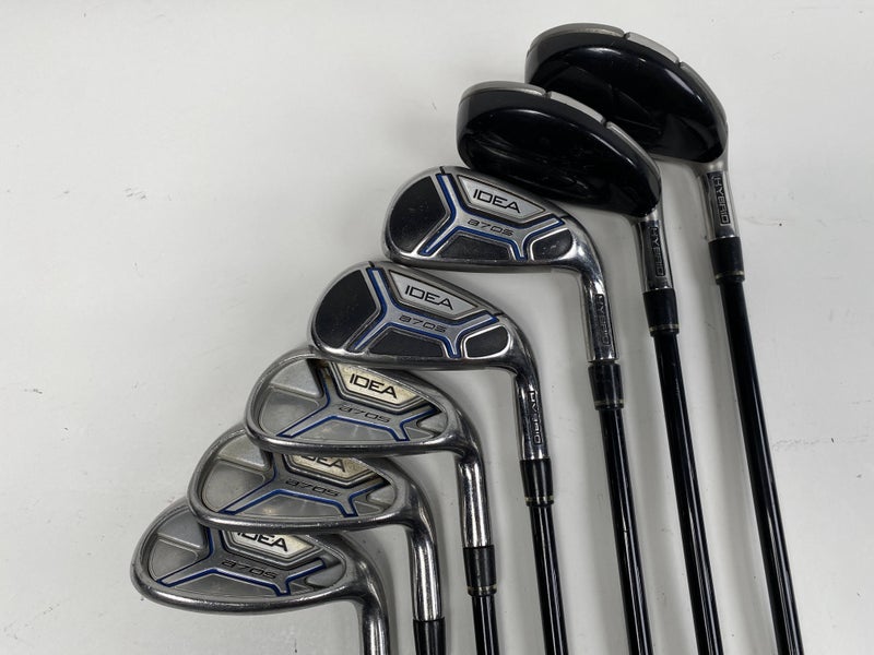 Adams Idea A7 OS Iron Set 5HY-6HY 7-PW+SW Grafalloy Lite Flex Graphite RH