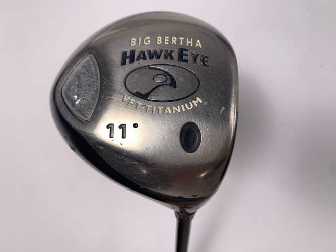 Callaway Hawkeye VFT Driver 11* Big Bertha System 60 Regular Graphite Mens RH