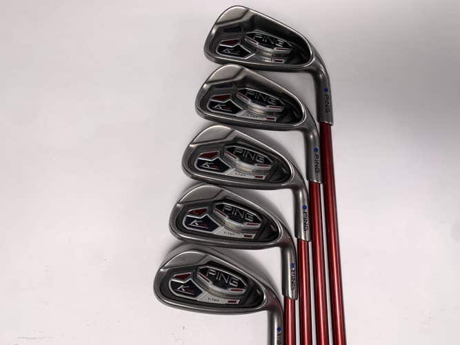 Ping K15 Iron Set 6-PW Blue Dot 1* Up TFC149 Regular Graphite Mens RH