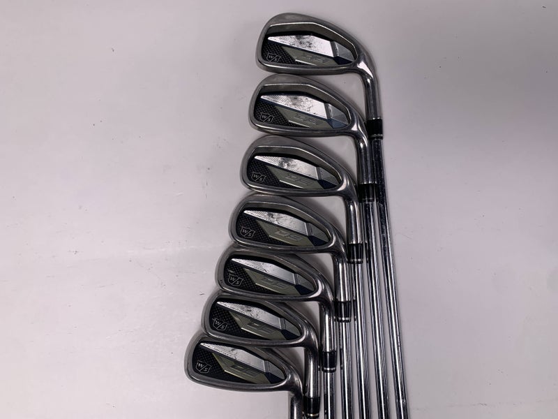 Wilson D9 Iron Set 6-PW+GW+SW KBS Tour Regular Steel Mens RH -1/2''
