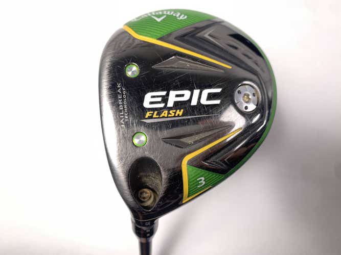 Callaway EPIC Flash 3 Fairway Wood 15* HZRDUS Smoke Black 6.0 70g Stiff LH
