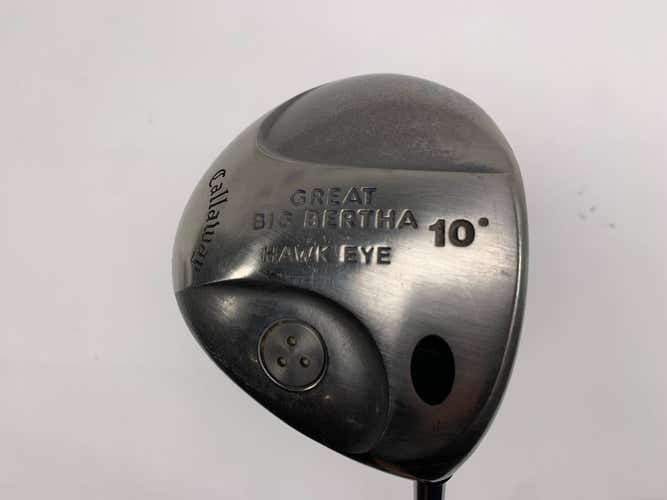 Callaway Hawkeye Driver 10* Hawk Eye Gems UL Firm Graphite Mens RH Midsize Grip
