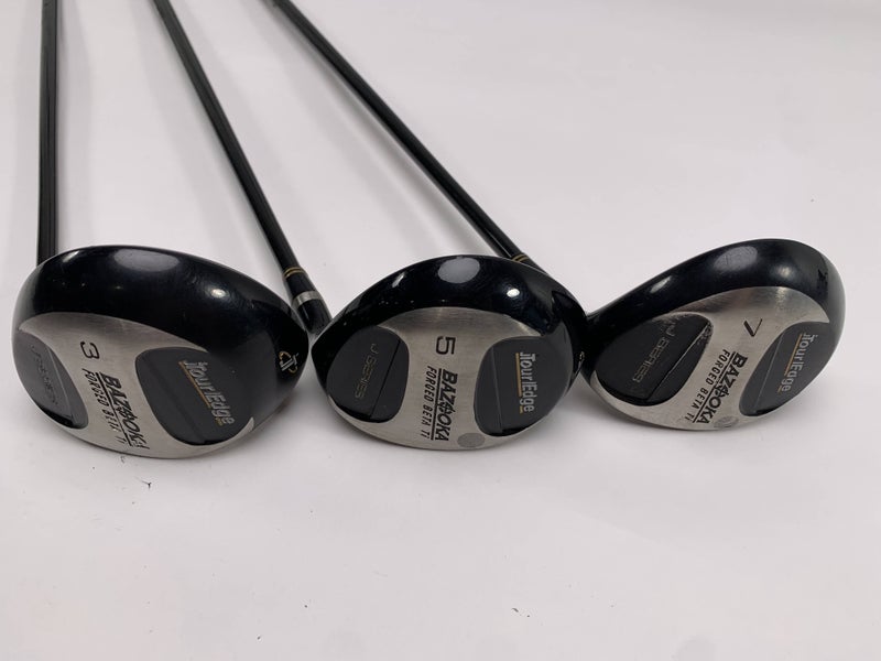 Tour Edge Bazooka F4 Wood Set 3 5 7 | 15* 18* 21* Grafalloy Bazooka Mens RH