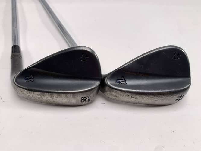 TaylorMade Milled Grind 3 Raw Black Wedge Set 54* 11 | 58* 1 DG S200 Mens RH