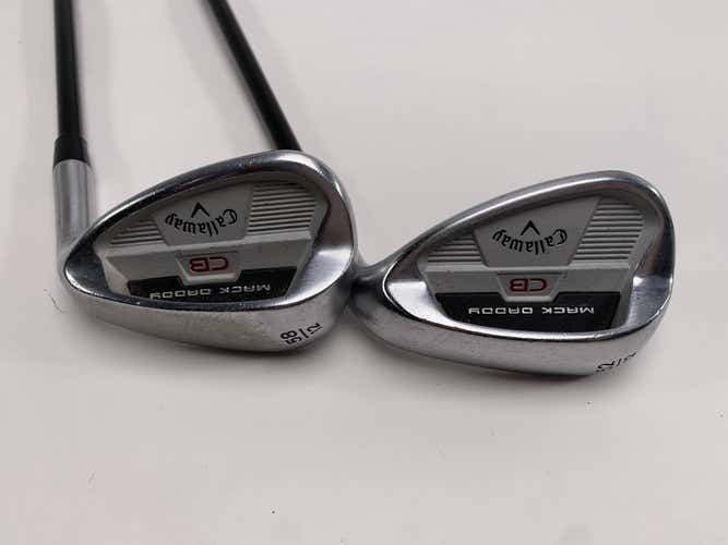 Callaway Mack Daddy CB Wedge Set 52* 12 | 58* 12 Recoil ES 780 F4 Stiff Mens RH