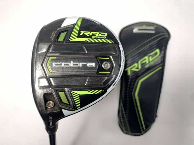 Cobra RAD Speed 3 Fairway Wood 14.5* Tour AD Tru Spec 55A 55g Senior LH HC