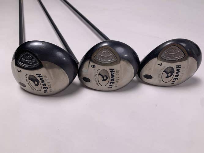 Callaway Hawkeye VFT Wood Set 3 5 7 | 15* 18* 21* Big Bertha Gems 50 Ladies RH