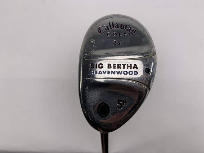 Callaway Big Bertha Heavenwood 5 Hybrid 26* Gems 55 55g Ladies LH
