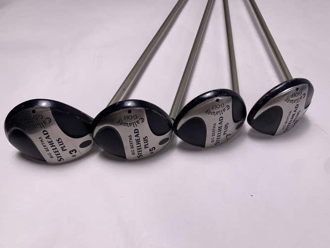 Callaway Steelhead Plus Wood Set 3 5 7 9 | 15* 18* 21* 24* RH