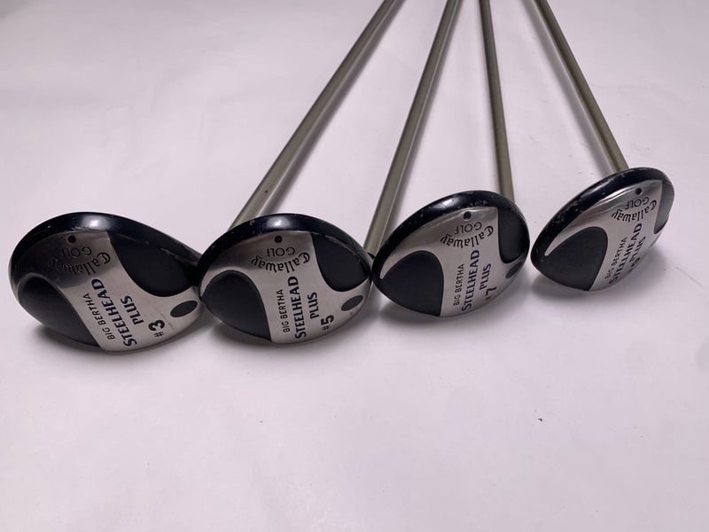 Callaway Steelhead Plus Wood Set 3 5 7 9 | 15* 18* 21* 24* RH
