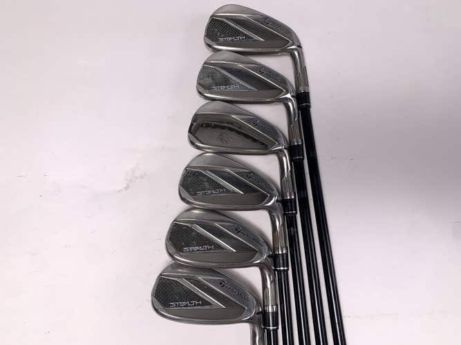 TaylorMade Stealth Iron Set 5-PW Fujikura Ventus Red 5A Senior Graphite Mens RH