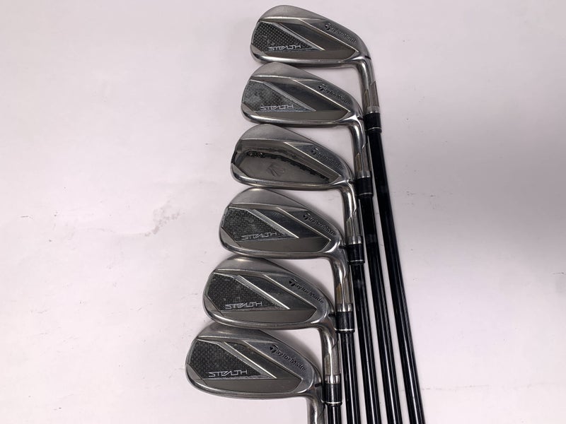 TaylorMade Stealth Iron Set 5-PW Fujikura Ventus Red 5A Senior Graphite Mens RH