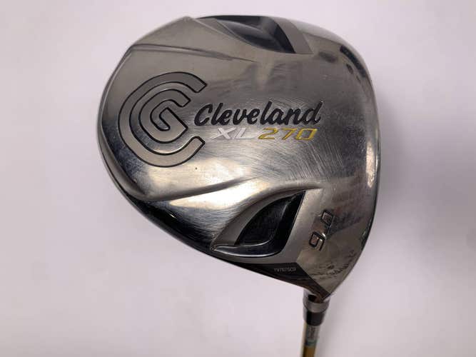 Cleveland XL 270 Driver 9* Miyazaki C.Kua 3G Flex 6424 Stiff Graphite Mens RH