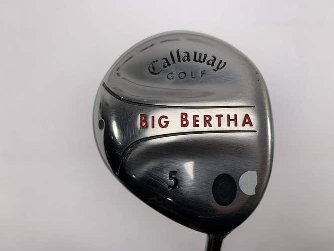 Callaway Big Bertha 2004 5 Fairway Wood 18* RCH 75w Regular Graphite Mens RH
