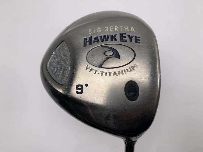 Callaway Hawkeye VFT Driver 9* Big Bertha System 60 Regular Graphite Mens RH