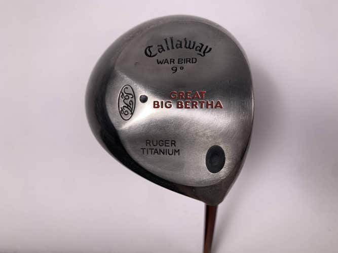 Callaway Original Great Big Bertha Driver 9* Grafalloy Prolite 3.5r Mens RH