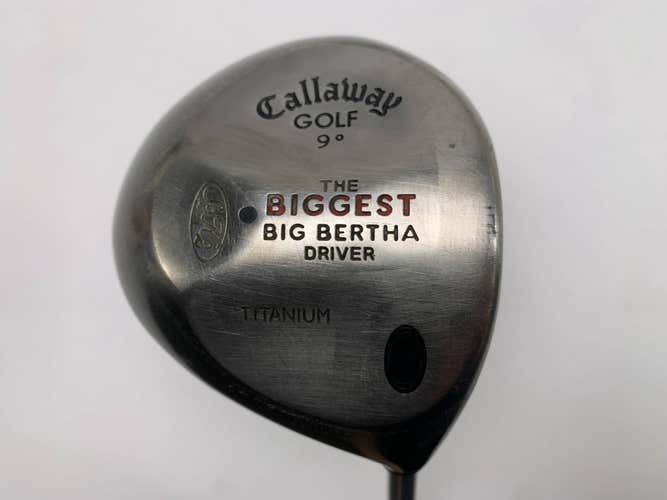Callaway Biggest Big Bertha Driver 9* Ultra Light Regular Graphite Mens RH