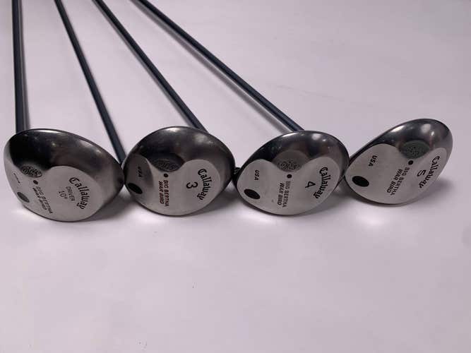 Callaway Big Bertha Warbird Wood Set Driver 3 4 5 | 10* 15* 17* 18* Ladies RH