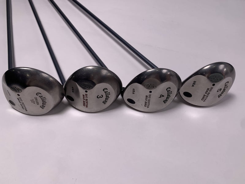 Callaway Big Bertha Warbird Wood Set Driver 3 4 5 | 10* 15* 17* 18* Ladies RH