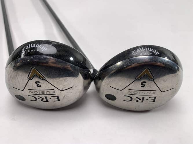 Callaway ERC 3 & 5 Fairway Wood Set 15* 18* RCH System 50 Ladies Graphite RH