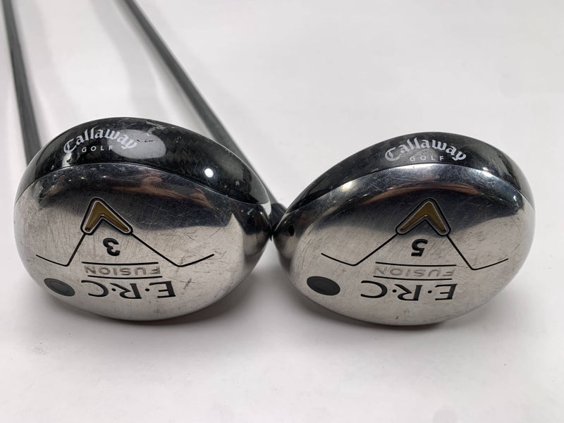 Callaway ERC 3 & 5 Fairway Wood Set 15* 18* RCH System 50 Ladies Graphite RH