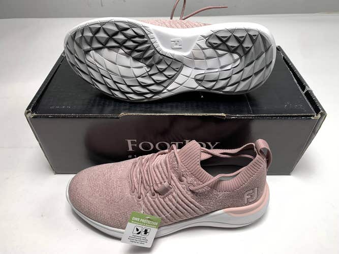 FootJoy FJ Flex XP Golf Shoes Pink Mauve White Women's SZ 6 (95335)