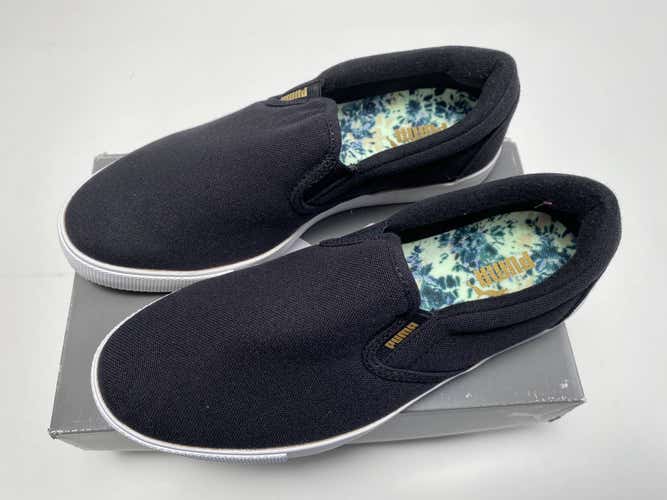 Puma Tustin Summer Casual Shoes Black Gold Women's SZ 7 (194230 05)