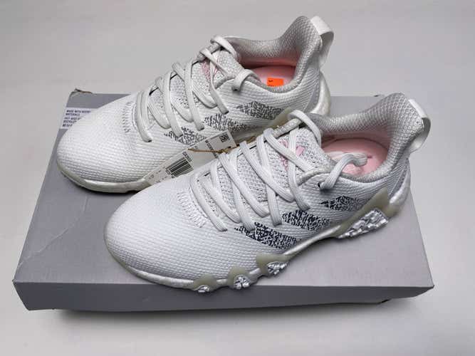 Adidas CodeChaos 22 Golf Shoes White Gray Women's SZ 5.5 (GX3933)