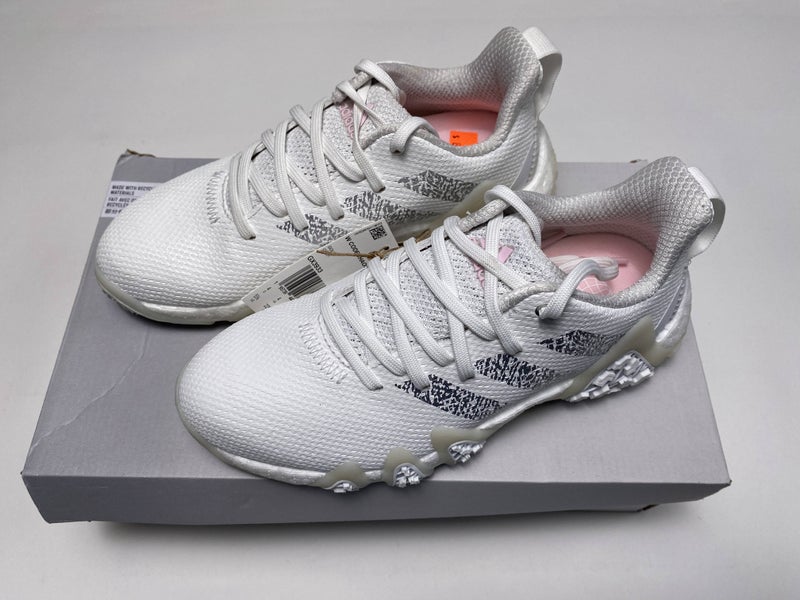 Adidas CodeChaos 22 Golf Shoes White Gray Women's SZ 5.5 (GX3933)