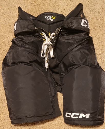 Black CCM Tacks AS-V Hockey Pants (Used) | Senior Large