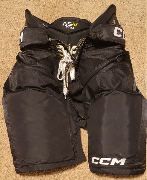 Black CCM Tacks AS-V Hockey Pants (Used) | Senior Large