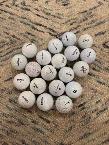 20 assorted Balls (Used)