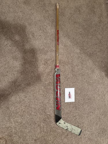 Game Used Detroit Red Wings Jared Coreau Goalie Stick