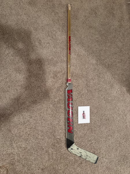 Game Used  Detroit Red Wings Jared Coreau Goalie Stick