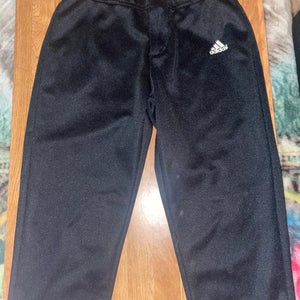 Black Medium Youth Adidas Softball Game Pants (Used)