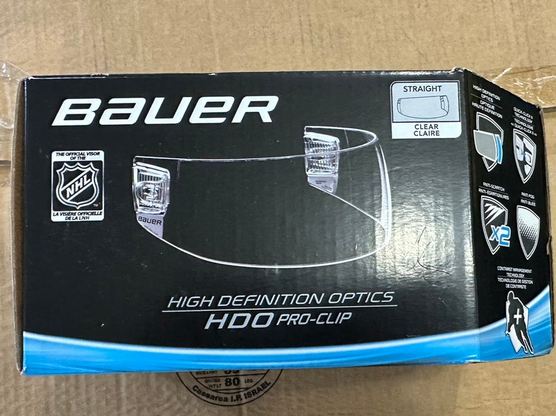 Bauer Pro Straight Visor Clear (New)