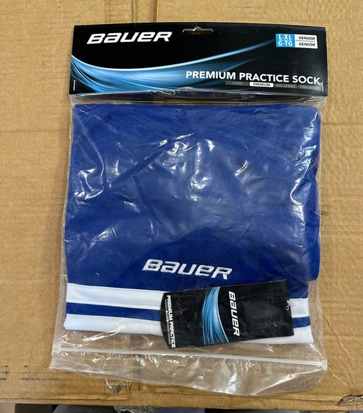 Bauer Blue Adult Unisex Large/Extra Large Socks (New)