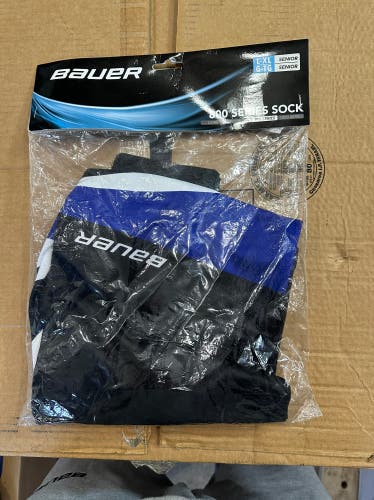 Bauer Blue Adult Unisex Large/Extra Large Socks (New)