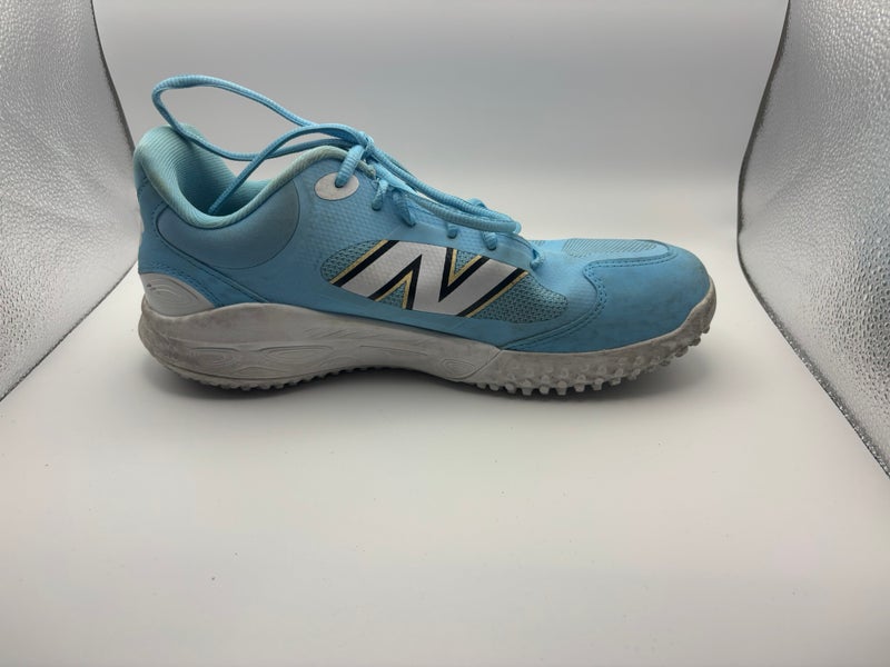 Carolina Blue Men's Size M 8.5 (W 9.5) Adult New Balance 3000v7 Turf Cleats (Used)