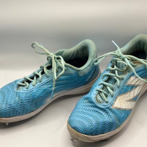 Blue Men's Size M 9.0 (W 10.0) Adult New Balance 4040v7 Metal (Used)