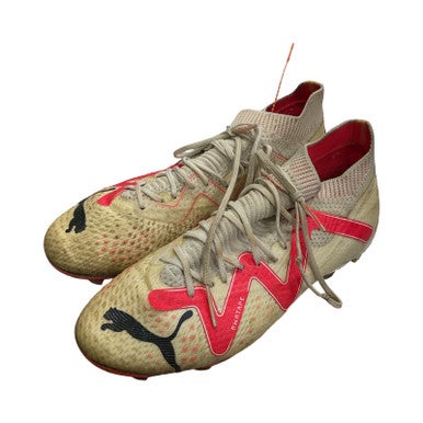 Used Puma Soccer Cleats White Senior 5.5 11859-S000027155