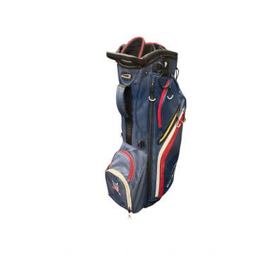 Used BACKSPIN STAND BAG Mens Stand Bag White/Royal/Red 11859-S000027144