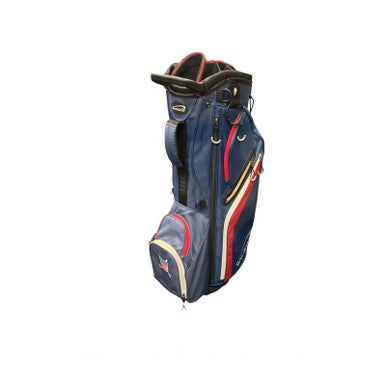Used BACKSPIN STAND BAG Mens Stand Bag White/Royal/Red 11859-S000027144