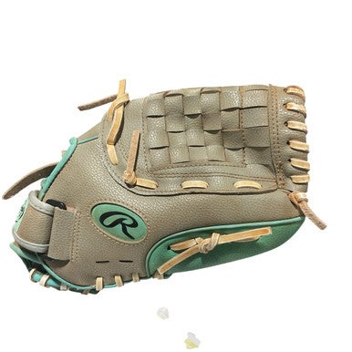 Used Rawlings PLAY MAKER SERIES BB/SB Glove RH Throw Grey 11" 11834-S000043118