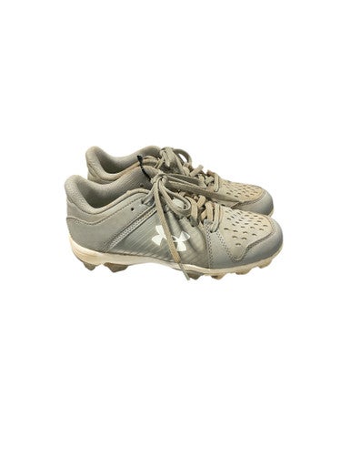 Used Under Armour LEAD OFF BB/SB Cleats Grey Junior 03 11834-S000043103
