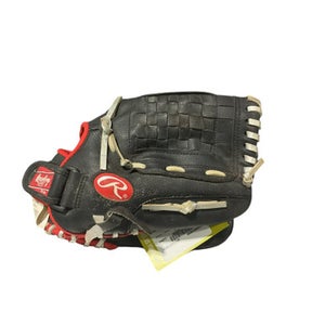 Used Rawlings 12INCH BB/SB Glove RH Throw Black 12" 11834-S000043080