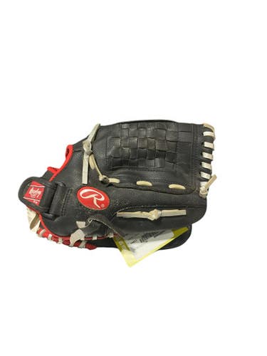 Used Rawlings 12INCH BB/SB Glove RH Throw Black 12" 11834-S000043080