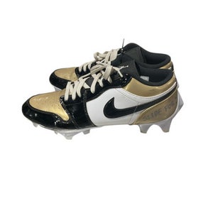 Used Nike Adult FB Cleats Black And Gold Senior 10 11834-S000043046